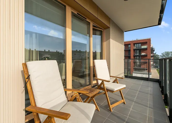 Apartment Porto Letnica With Gym & Parking By Lion Gdansk